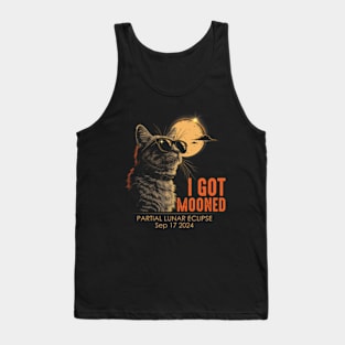 I Got Mooned Partial Lunar Eclipse September 17 2024 Tank Top